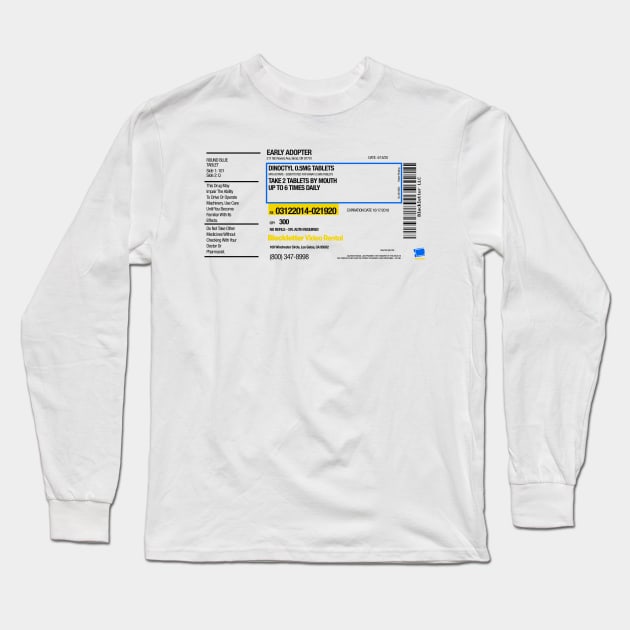 Blockletter Painkillers Long Sleeve T-Shirt by BLOCKLETTER